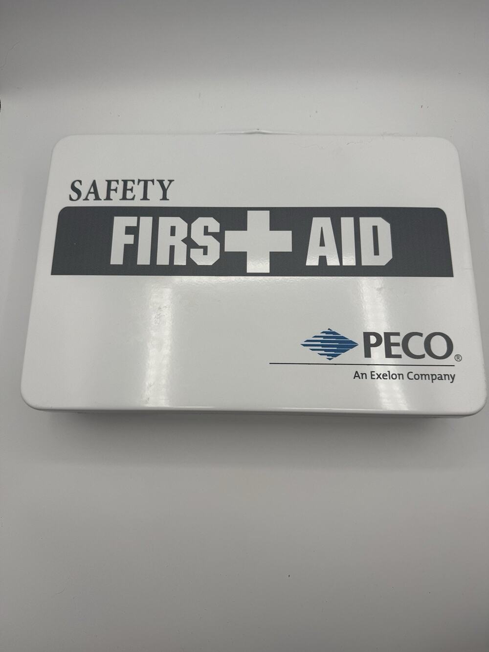 Certified Safety Mfg First Aid Kit Metal Box PECO Exelon Company Industrial 36M